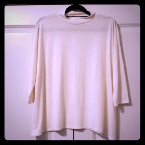 Loft Mockneck 3/4 Sleeve Top